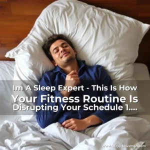 Artistic representation for Im A Sleep Expert - This Is How Your Fitness Routine Is Disrupting Your Schedule 1. Sleep Expert: Your Fitness Routine Is Disrupting Your Schedule!