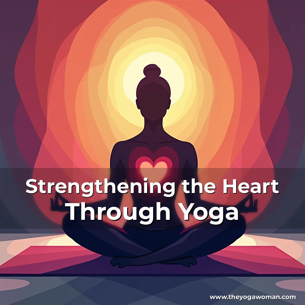 Artistic representation for Strengthening the Heart Through Yoga