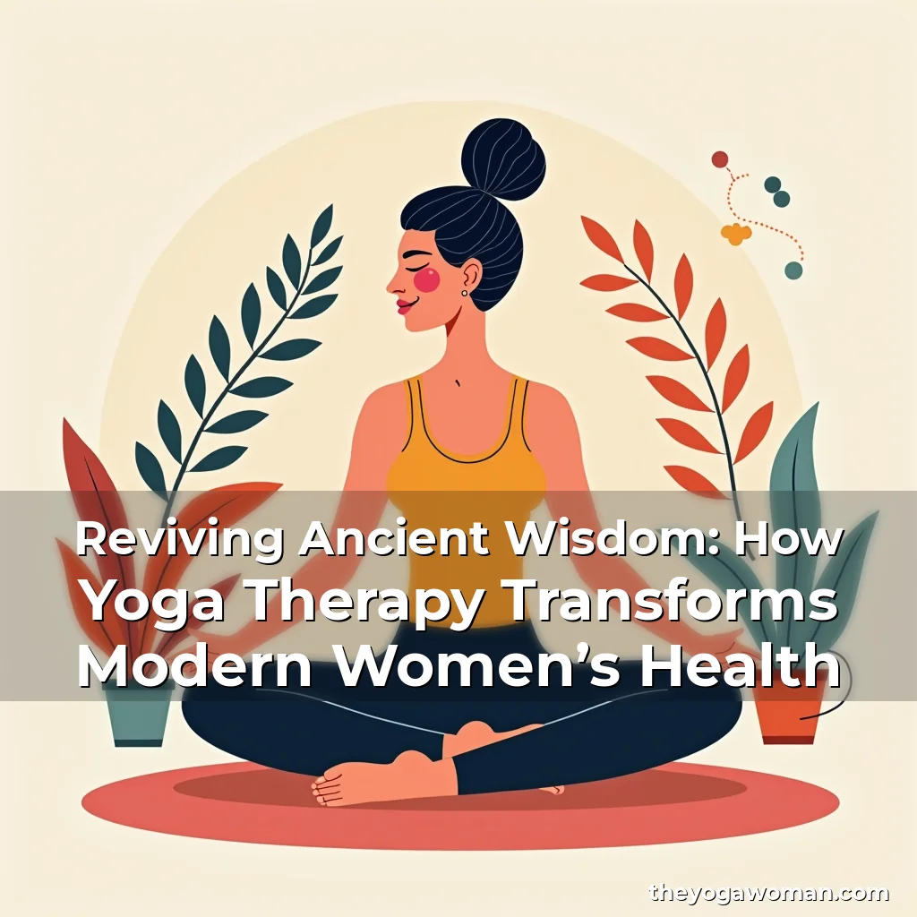 Artistic representation for Reviving Ancient Wisdom: How Yoga Therapy Transforms Modern Women’s Health