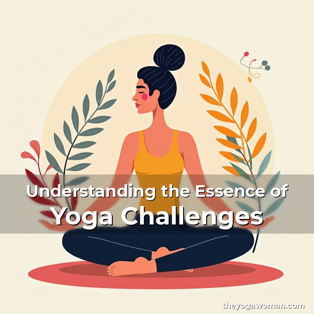 Artistic representation for Understanding the Essence of Yoga Challenges