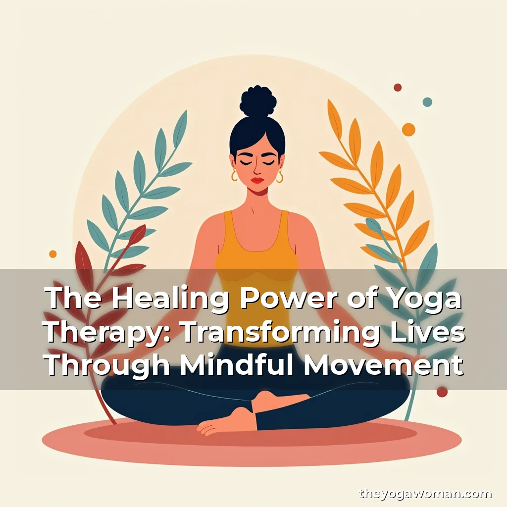 Artistic representation for The Healing Power of Yoga Therapy: Transforming Lives Through Mindful Movement