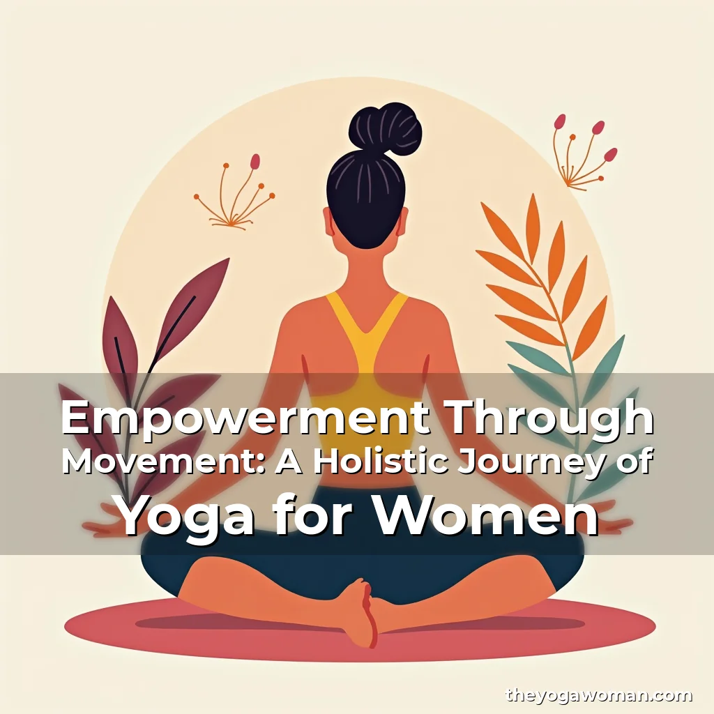 Artistic representation for Empowerment Through Movement: A Holistic Journey of Yoga for Women