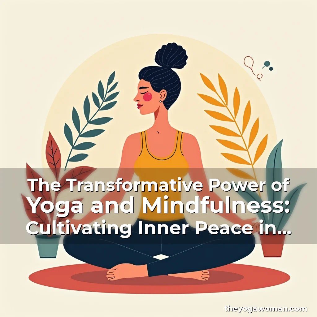 Artistic representation for The Transformative Power of Yoga and Mindfulness: Cultivating Inner Peace in Modern Life