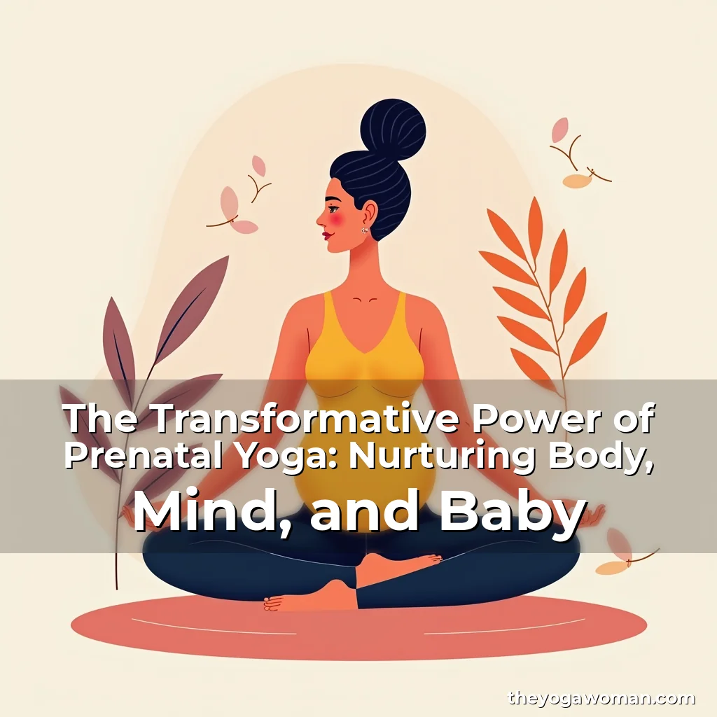 Artistic representation for The Transformative Power of Prenatal Yoga: Nurturing Body, Mind, and Baby