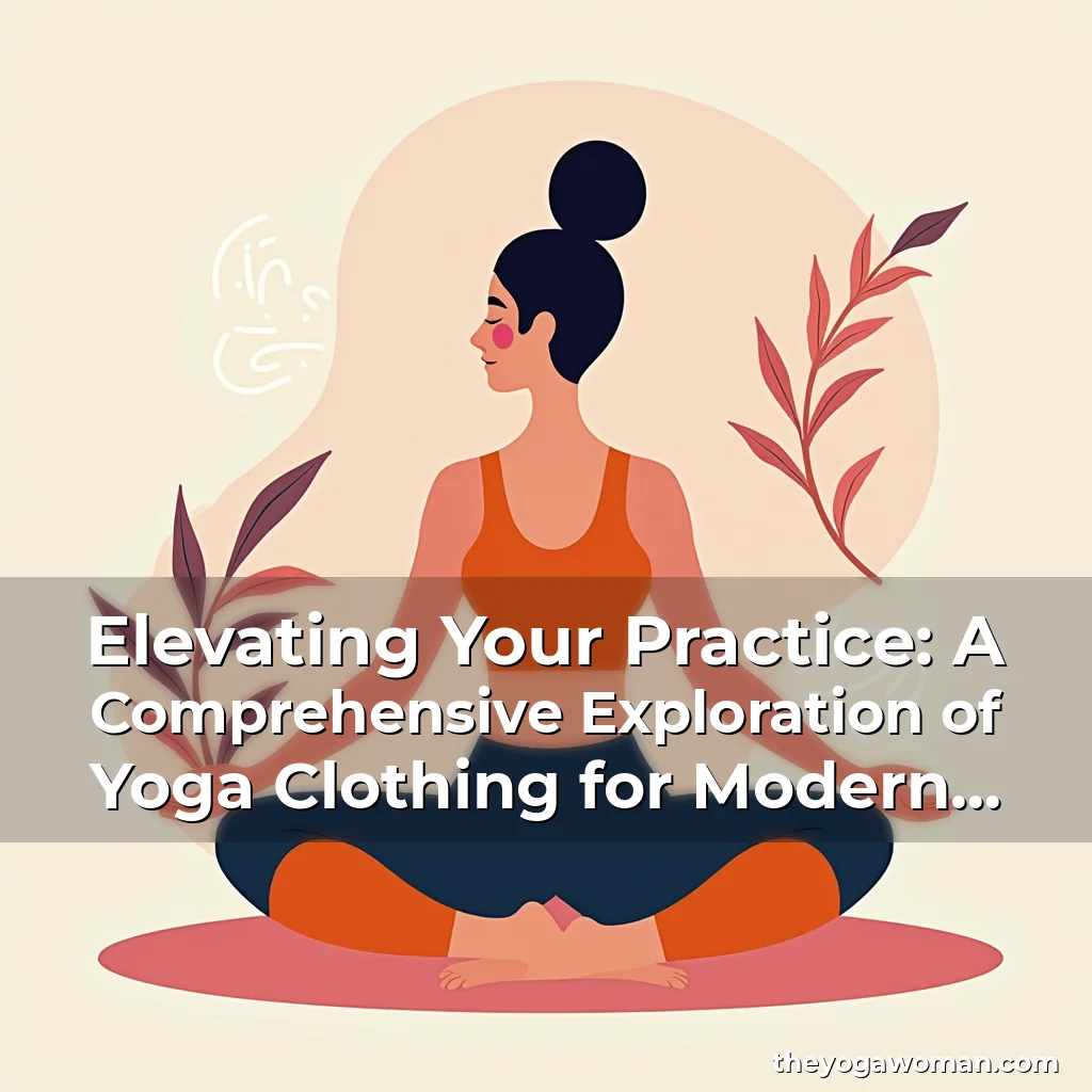 Artistic representation for Elevating Your Practice: A Comprehensive Exploration of Yoga Clothing for Modern Practitioners